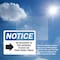 Signmission No Deliveries To This Entrance Sign, Vinyl Decal, 10in W x 7in L, 2PK OS-2PACK-NS-D-710-L-14476 - alternate 6